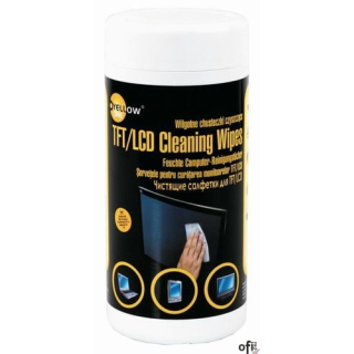 Chusteczki do czyszczenia ekranów YELLOW ONE (125-1034) 100szt duża tuba