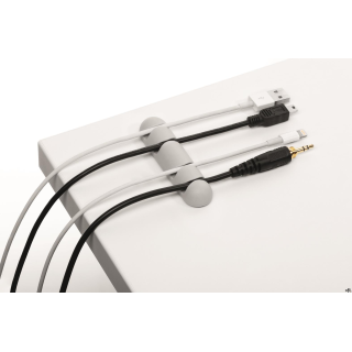 Klips samoprzylepny na 4 kable(2)szary  504010 CAVOLINE CLIP    DURABLE