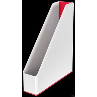 Pojemnik na dokumenty Leitz WOW dwukolorowy, czerwony 53621026