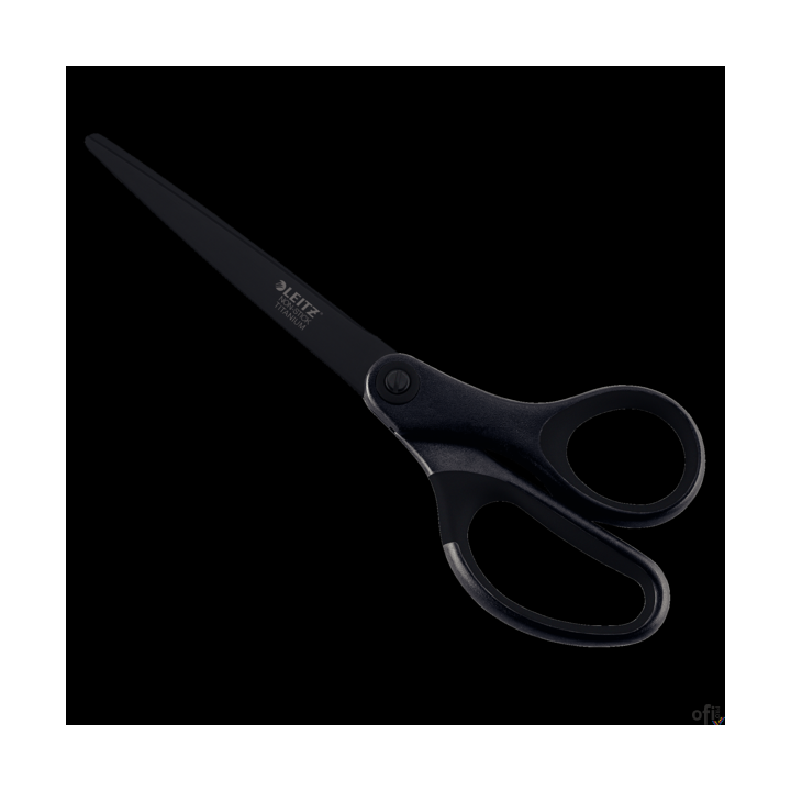 Nożyczki tytanowe nieklejące LEITZ 180mm czarne 54196095