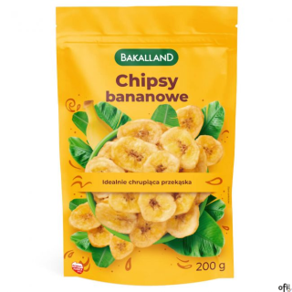 Chipsy bananowe 200g BAKALLAND