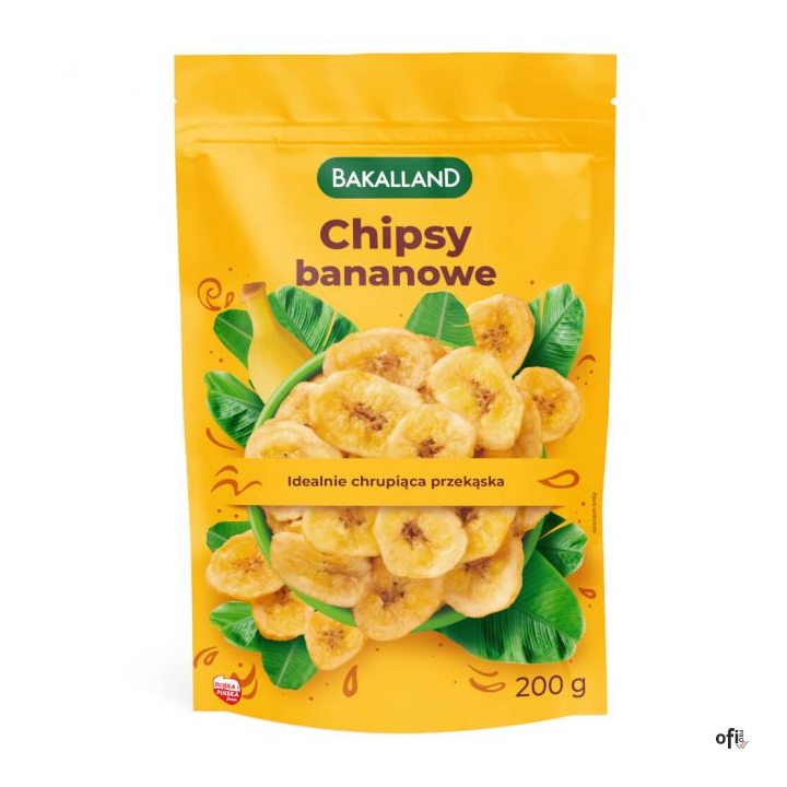 Chipsy bananowe 200g BAKALLAND