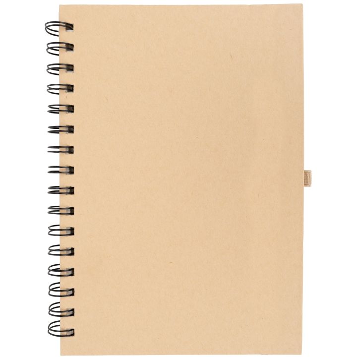 Notatnik A5 w linie z papieru z recyklingu ALINA