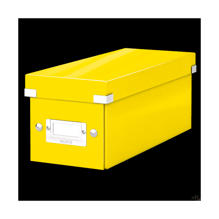 Przykuwające wzrok, stylowe pudełko na płyty CD i inne drobiazgi_Szybkie i łatwe składanie/rozkładanie dzięki konstrukcji spinan