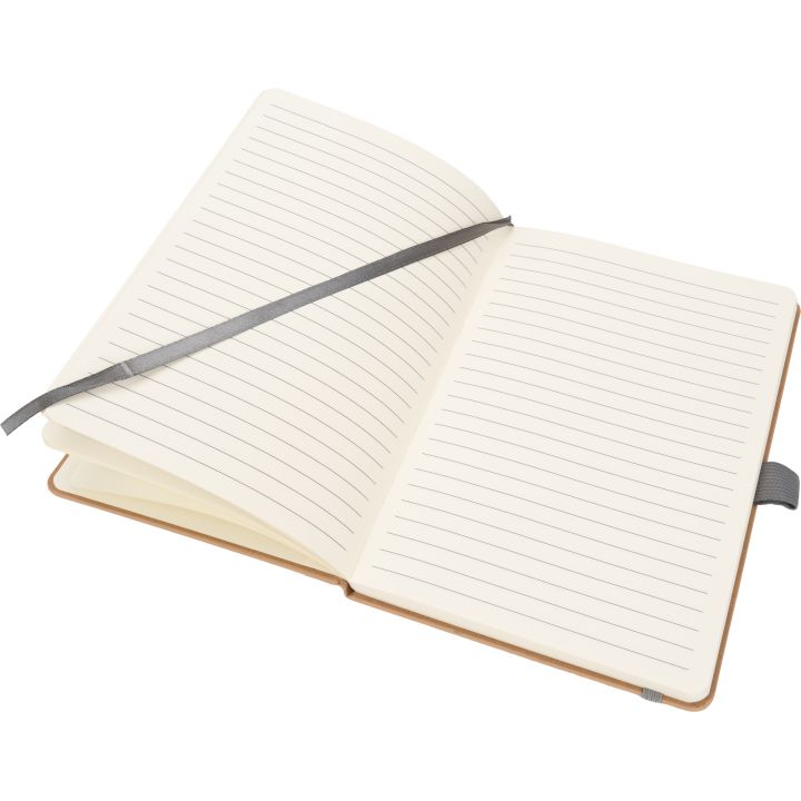 Notatnik A5 w linie z poliestru z recyklingu TEOFILO