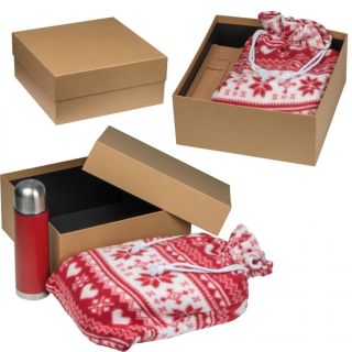 Zestaw termos 500 ml i koc świąteczny WALTRAUD