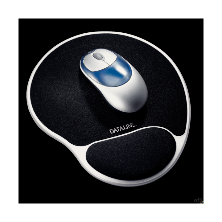 Podkładka żelowa pod mysz czarno-srebrna ESSELTE 67038