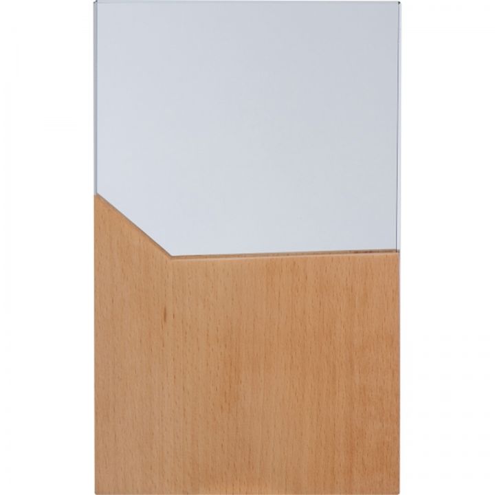 Szklany blok trofeum GLORIA