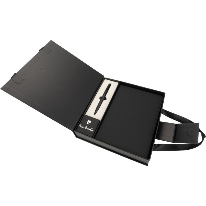 Notatnik A5 w linie z długopisem metalowym CHANTAL Pierre Cardin