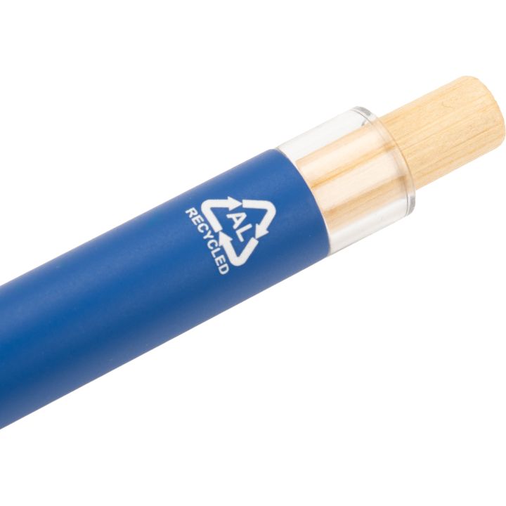 Zestaw piśmienny długopis półżelowy i ołówek automatyczny z aluminium z recyklingu SIEGFRIED