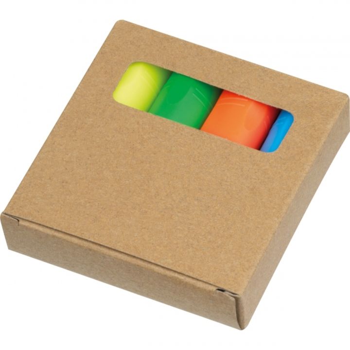 Mini zakreślacze 4 kolory SETH