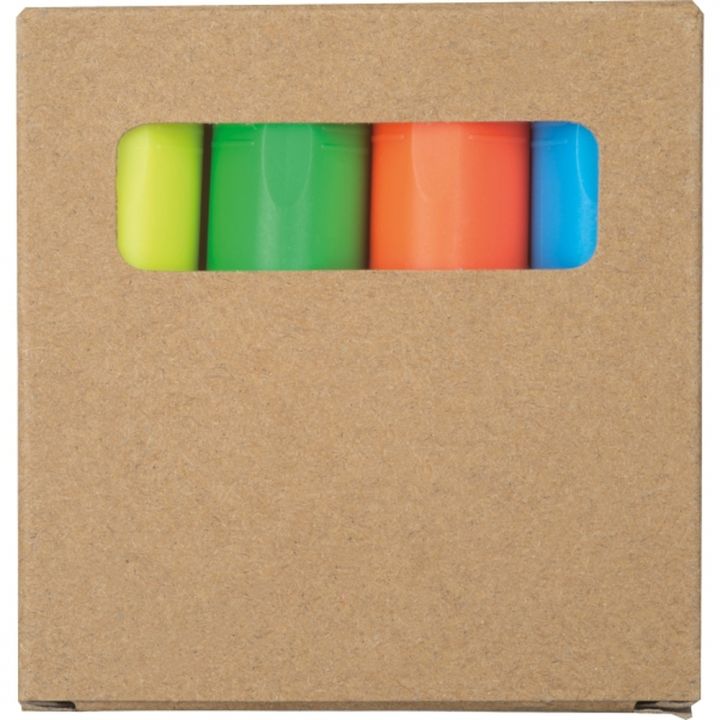 Mini zakreślacze 4 kolory SETH