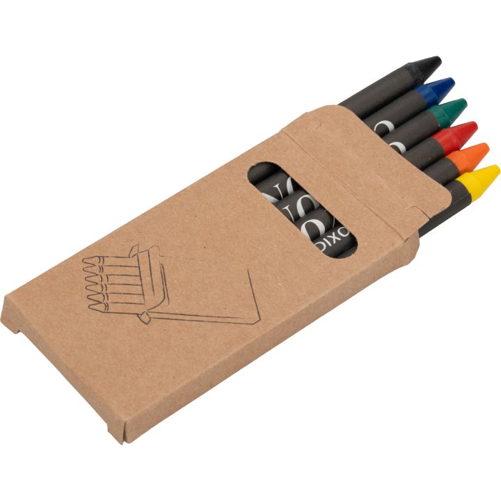 Kredki świecowe 6 kolorów AGOSTINO