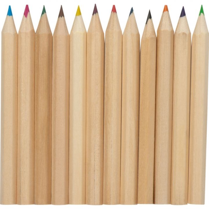 Kredki drewniane 12 kolorów ASHTON