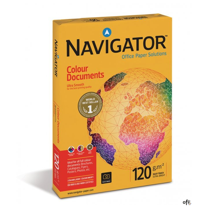 Papier xero A4 120g NAVIGATOR Colour Documents