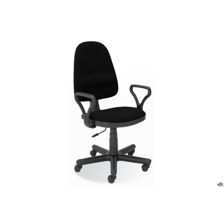 Krzesło obrotowe BRAVO_Profil GTP__miękkie tapicerowane siedzisko i oparcie__ergonomicznie wyprofilowane oparcie__płynnie regulo