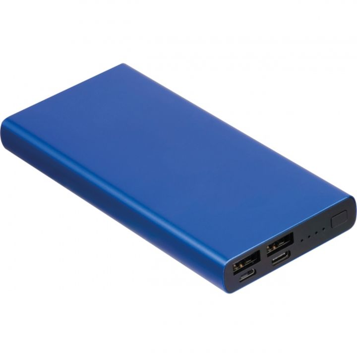 Power bank 10000 mAh z aluminium z recyklingu GIORGIA