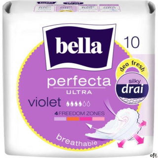 BELLA Podpaski higieniczne Perfecta Violet ultra 10 sztuk 6680