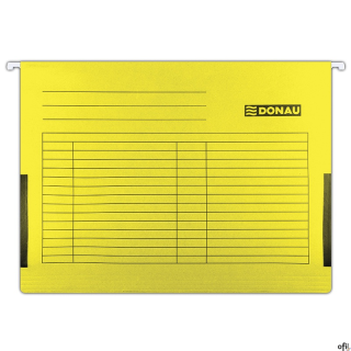 Teczka zaw.A4 żółta z boczkami płóciennymi 7420905-11 DONAU (X)