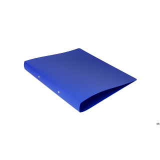 Okładka z zamkiem PP (2-ringi) niebieska BIURFOL PP-00-08 SALE