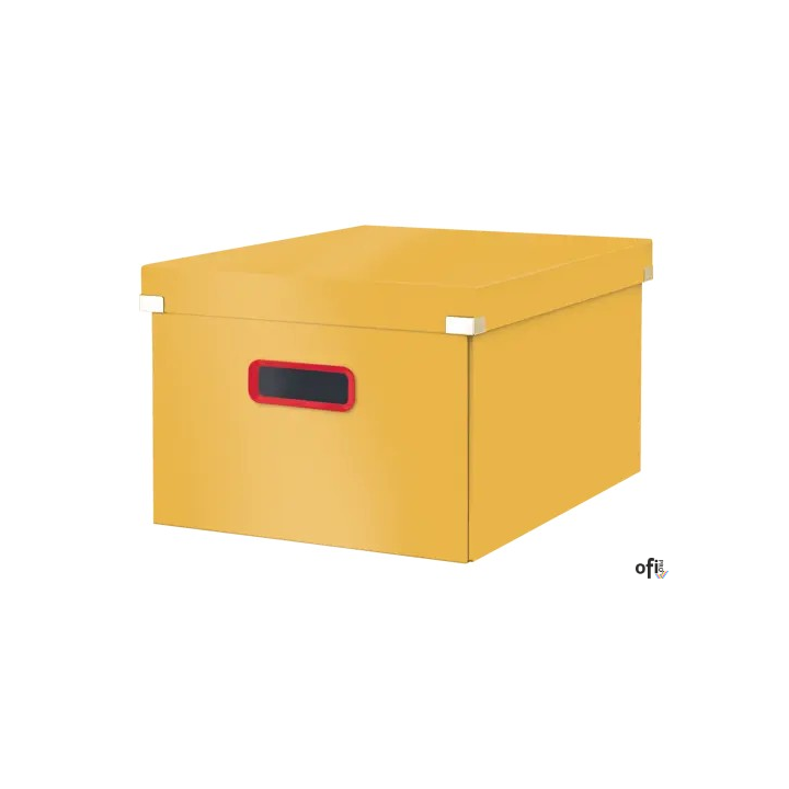 Pudełko do przechowywania Leitz C&S Cosy, średnie, żółte, 53480019