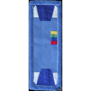 MEDISEPT Mop z mikrofazy 40cm DUO niebieski IM-AKC-0003 NIEBIESK