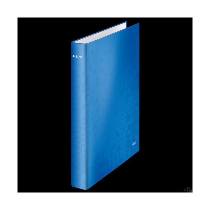 Segregator ringowy WOW LeitzZwracający na siebie uwagę segregator ringowy w promiennych WOW kolorach.- laminowana powierzchnia n