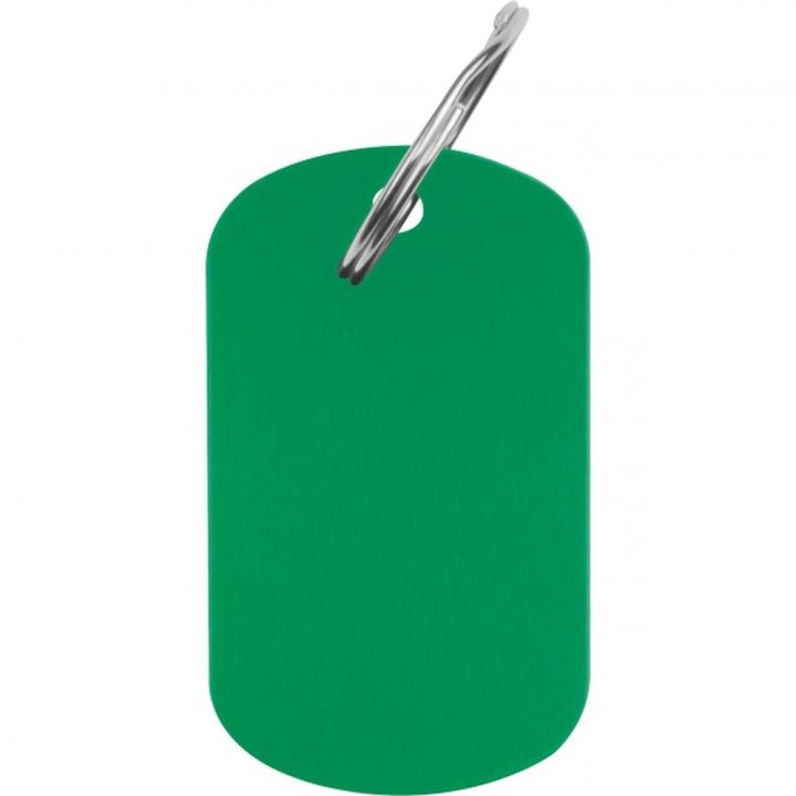 Brelok metalowy z aluminium z recyklingu LIESELOTTE