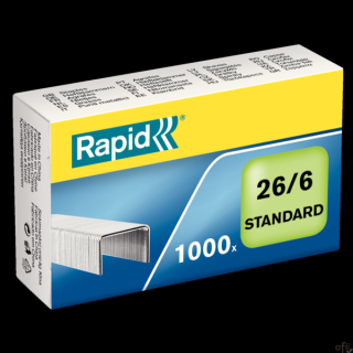 Zszywki Rapid Standard 26/6 1M, 1000 szt., 24861300