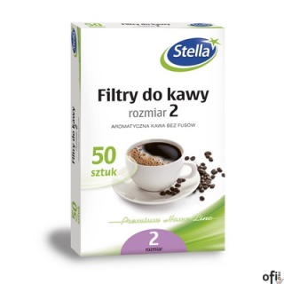 STELLA Filtr papierowy do ekspresu rozmiar 2 (50 szt.) 03365