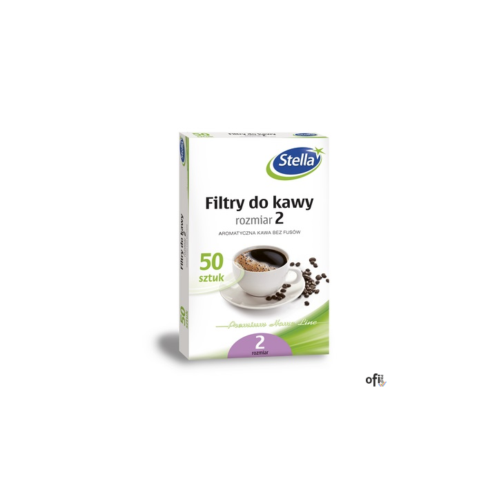 STELLA Filtr papierowy do ekspresu rozmiar 2 (50 szt.) 03365