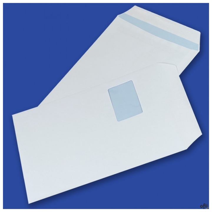 Koperty C4 SK białe 90g okno lewa góra 55x90mm (250szt.) NC samoklejące 31621320