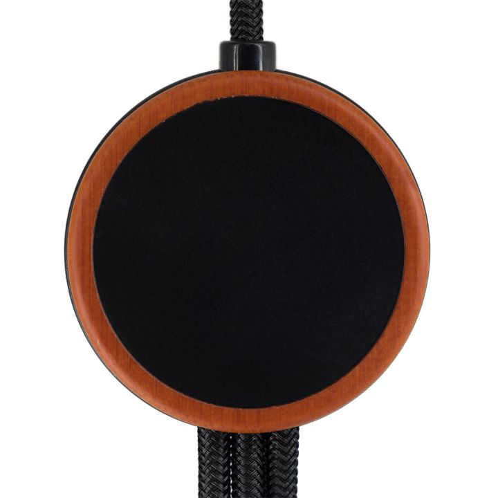 Kabel 3w1 z podświetlanym logo w drewnianej obudowie - LH-ZM04