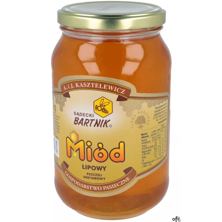 Miód lipowy SĄDECKI BARTNI 1,2kg