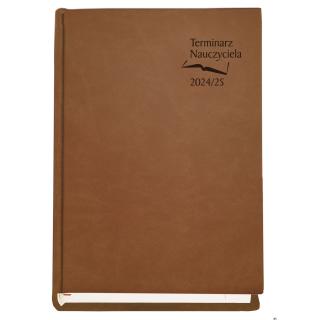 Terminarz NAUCZYCIELA 2025/2026 brązowy 125 mm x 185 mm T-155V-S2 Michalczyk i Prokop