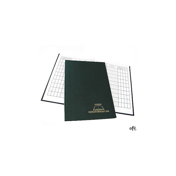 Księga korespondencyjny 192k zielona 229-013 WARTA