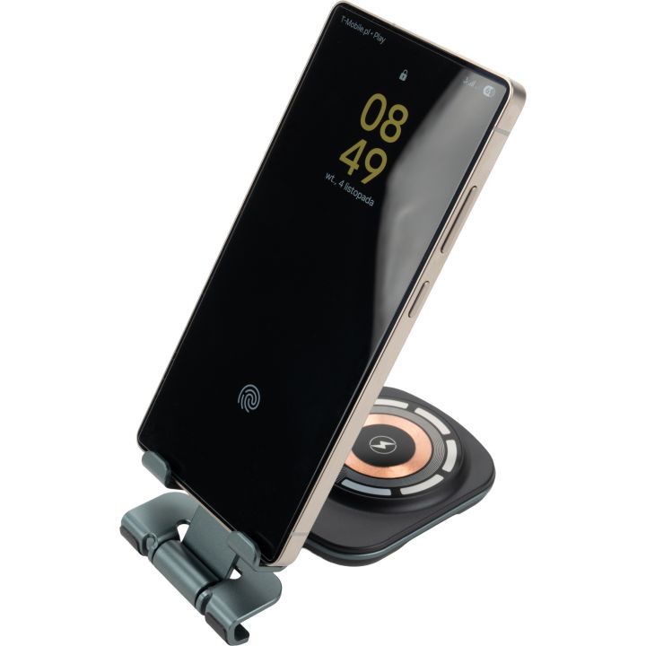 Ładowarka indukcyjna z uchwytem do telefonu