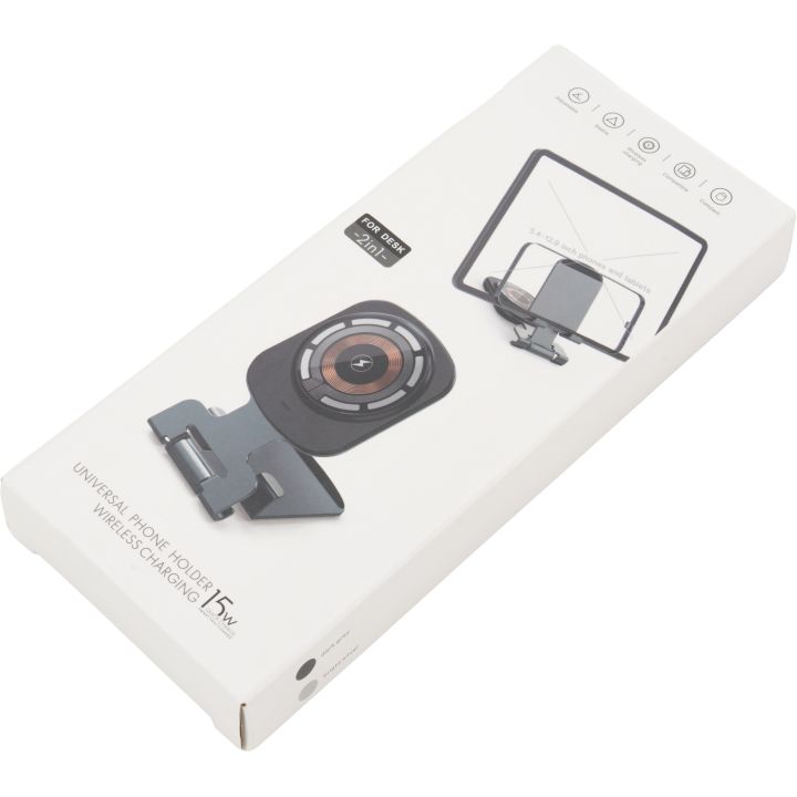 Ładowarka indukcyjna z uchwytem do telefonu
