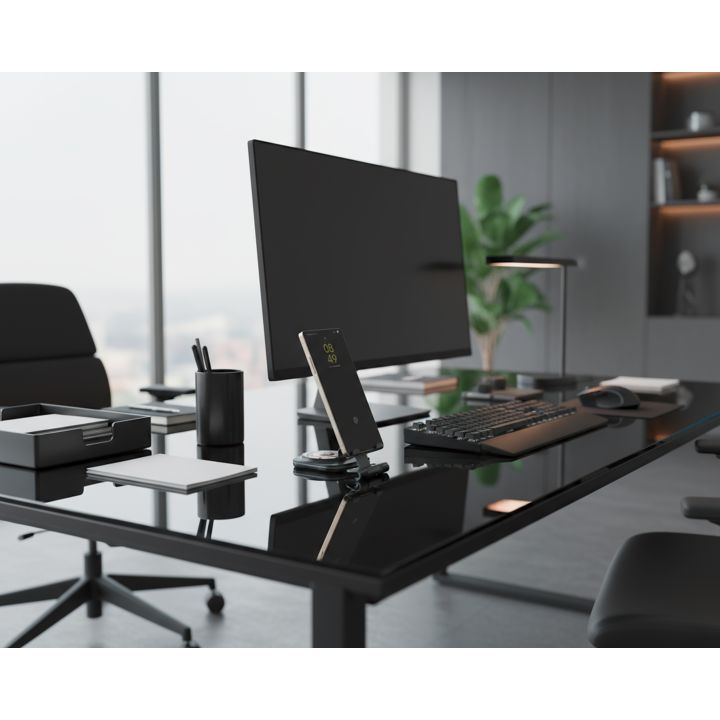 Ładowarka indukcyjna z uchwytem do telefonu