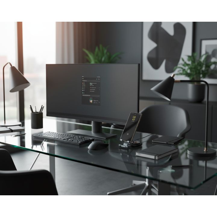 Ładowarka indukcyjna z uchwytem do telefonu