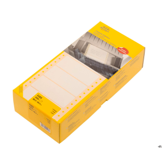 Etykiety uniwersalne 5103 88,9x48,4 na składance do drukarek igłowych, Avery Zweckform (X)