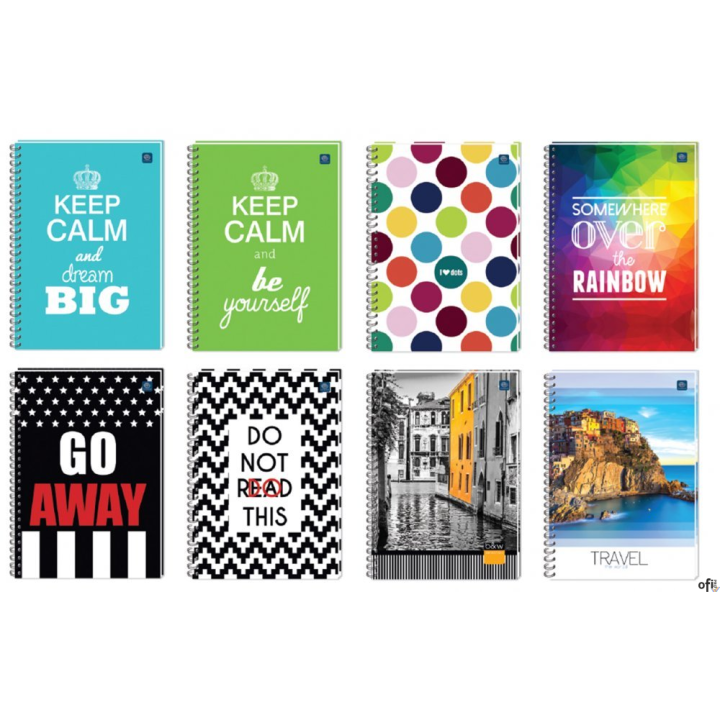 Kołonotatnik B5 160 kartek kratka Interdruk