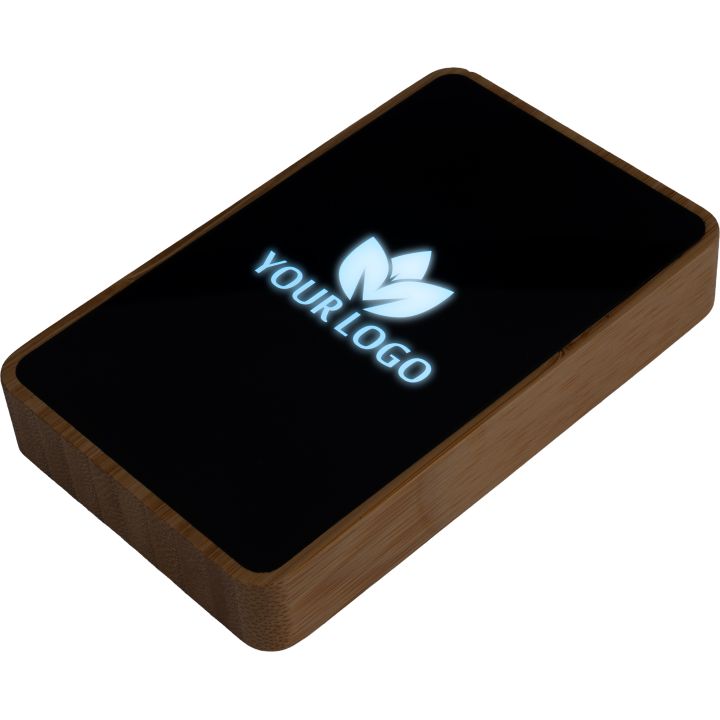 Power Bank 5000 mAh z podświetlanym logo