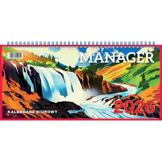 Kalendarz biurowy MANAGER 2027 (H3) TELEGRAPH