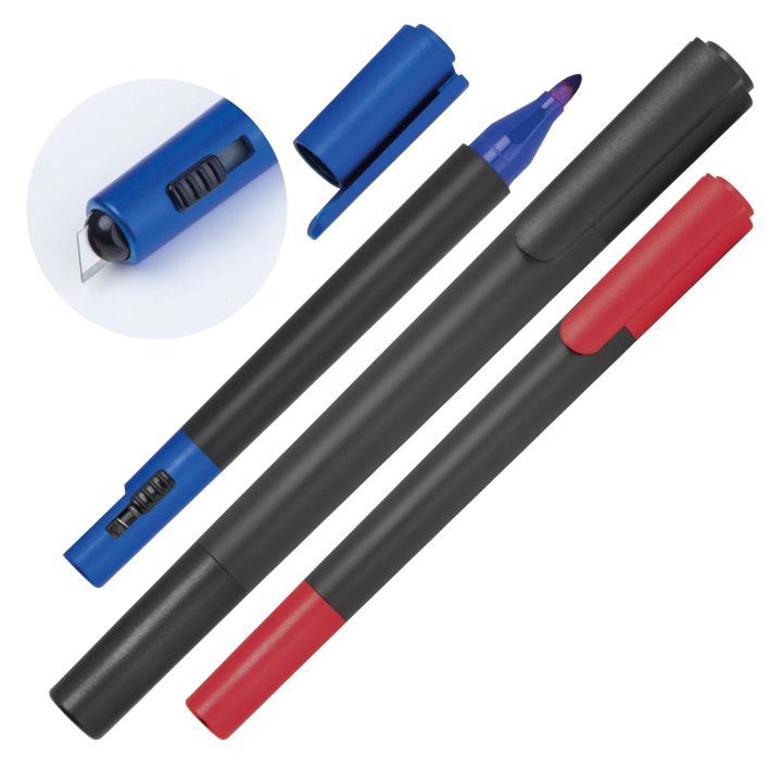 Nóż do kartonu i marker GARRETT