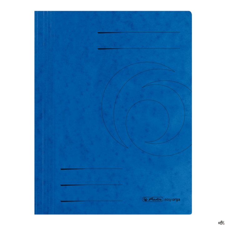 Skoroszyt_kartonowy A4 ze sprężynką niebieski 10902989 Herlitz