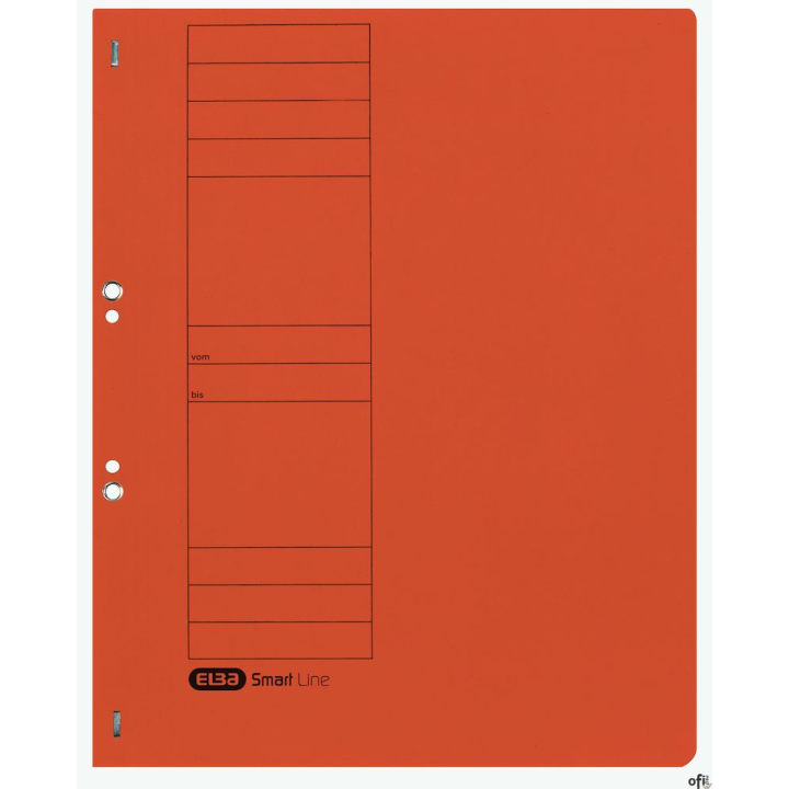 Skoroszyt kartonowy ELBA A4, oczkowy, pomarańczowy, 100551874