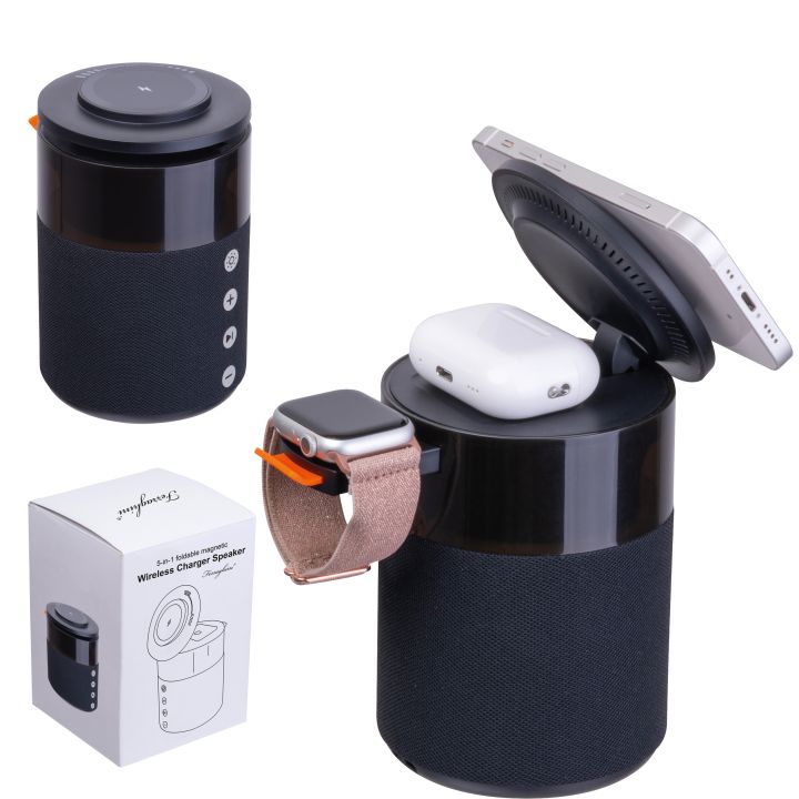 Głośnik bluetooth z ładowarką bezprzewodową Ferraghini RILEY