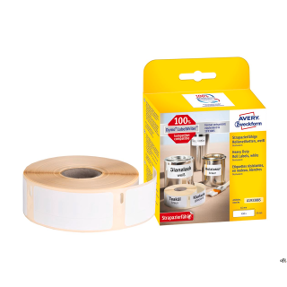 • Etykiety Heavy Duty Avery Zweckform w rolce do drukarek termicznych • Są kompatybilne z: Dymo LabelWriter 300er-, 400er-, 450e