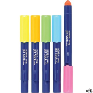 Zakreślacz z wkładem żelowym wysuwanym z obudowy, zapewniającym wyjątkowo gładkie zakreślanie każdego tekstu. Specjalna formuła 